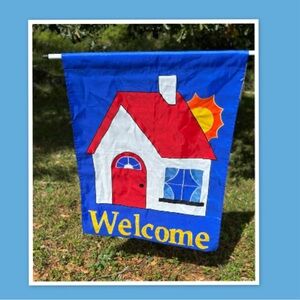 Welcome Outdoor Home Flag